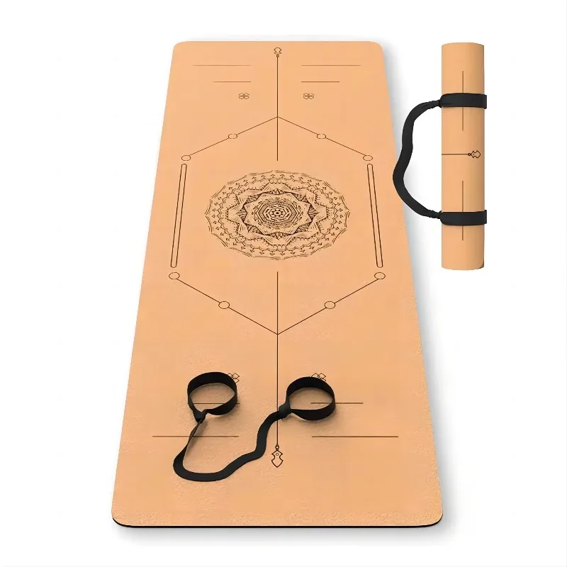 

YTYIN Custom Printed Eco-friendly Outdoor Indoor Lightweight Natural Cork 5.5 Mm Non-slip Mat De Yoga Con El Logo