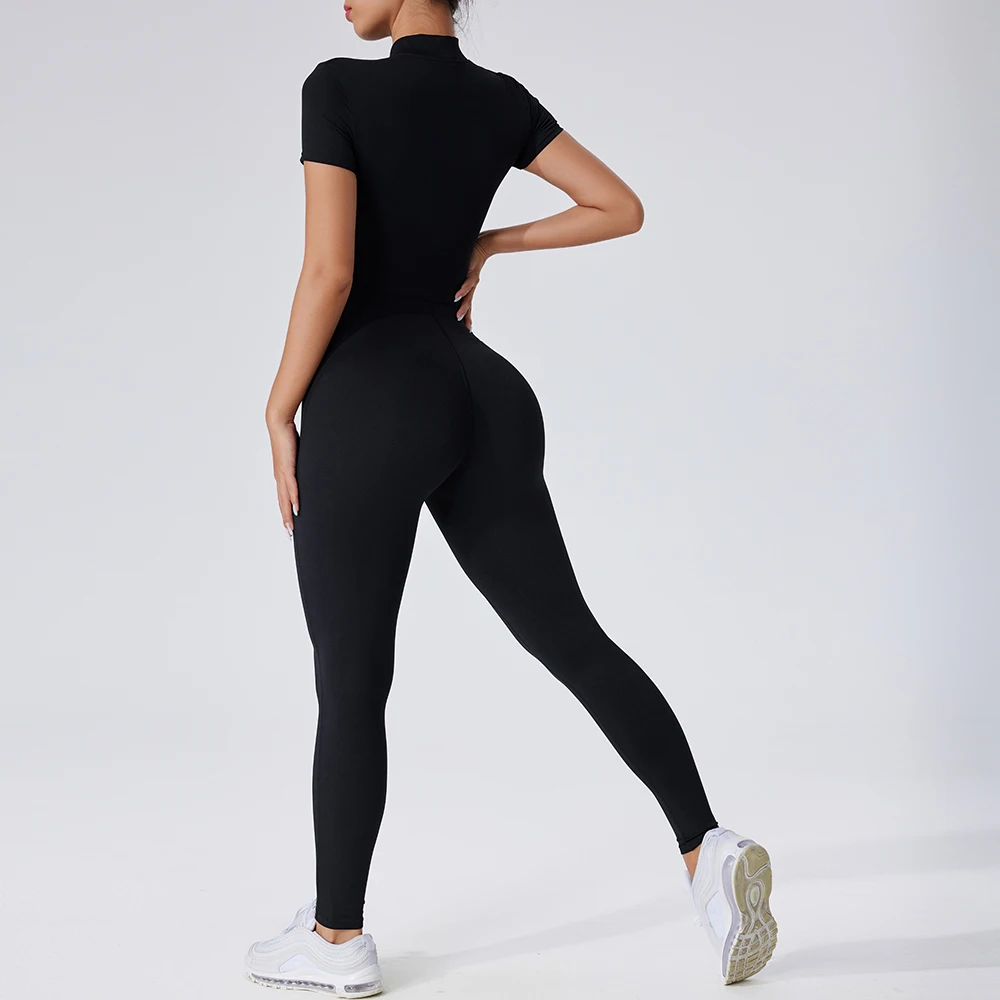 Yogakleding uit één stuk Workout Sportset Dames Body Gymset Dames Training Siamese Fitness Jumpsuit Vrouwelijke sportkleding