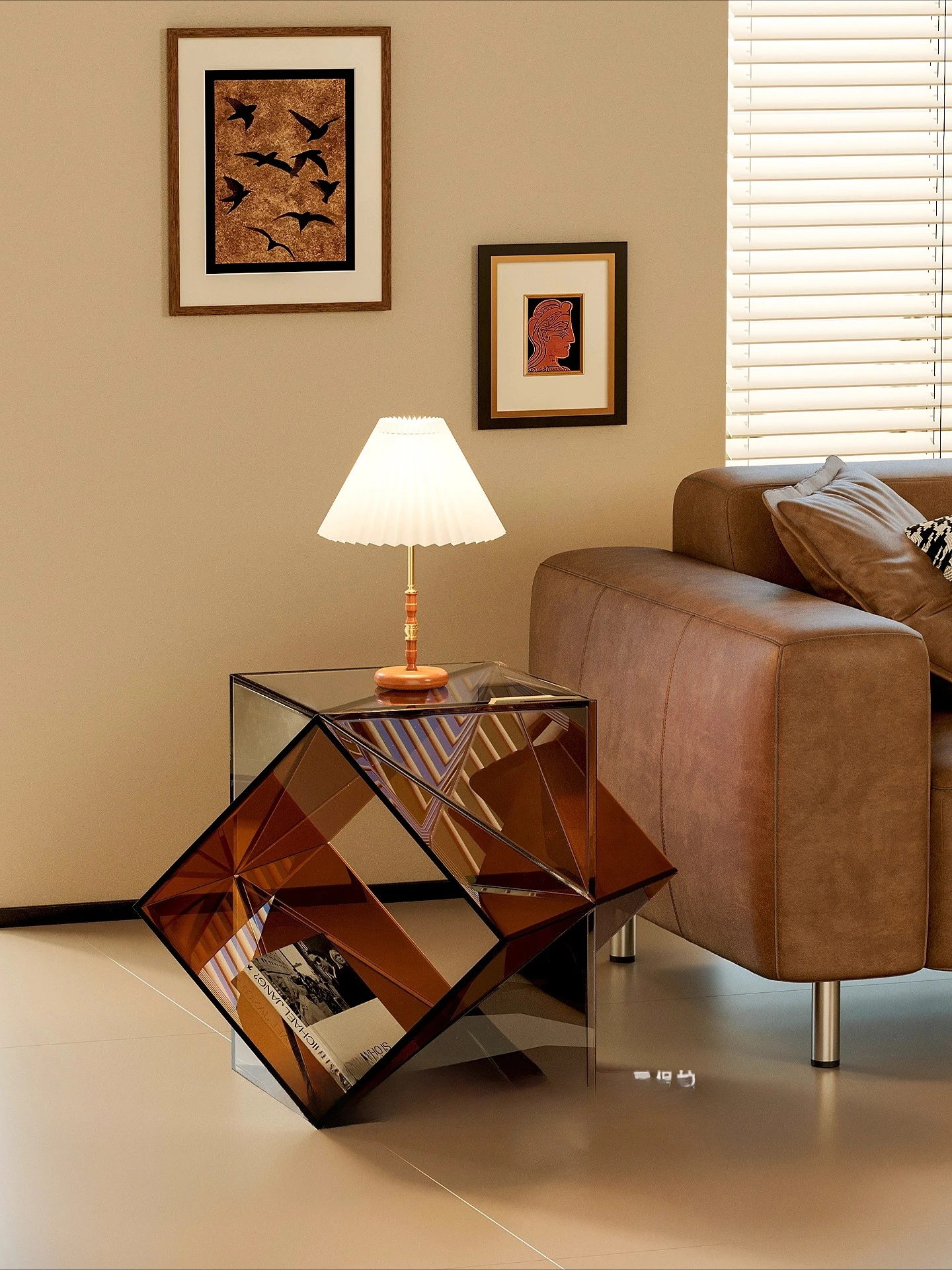 

Jianbian sofa bedroom bedside table creative storage
