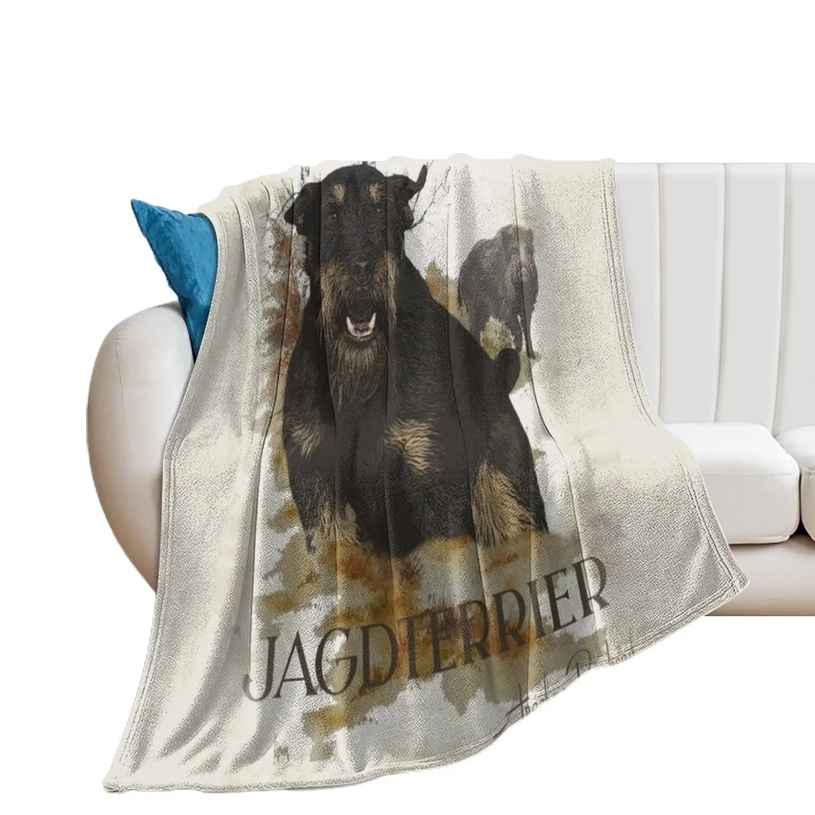 Jagdterrier Apache, hunting boar Throw Blanket sofa bed Luxury Thicken Blankets