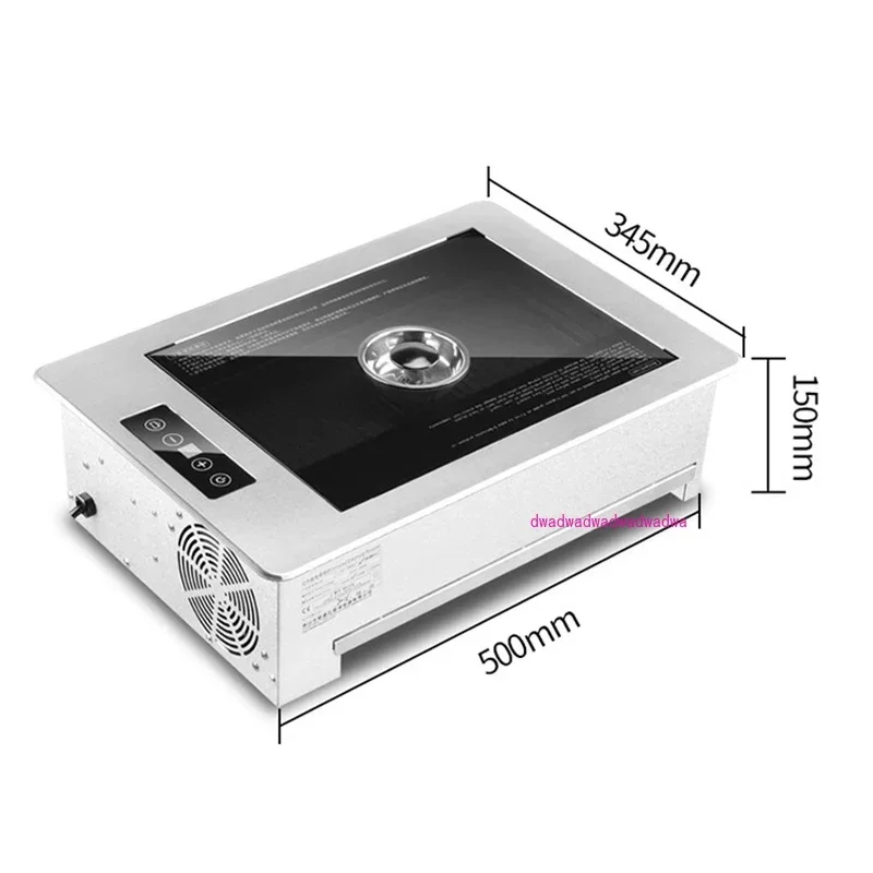 Built-in Electric Oven Touch Switch 1500W Power Self-service Barbecue Electric Ceramic Stove Heating Non-stick Coating Bakeware