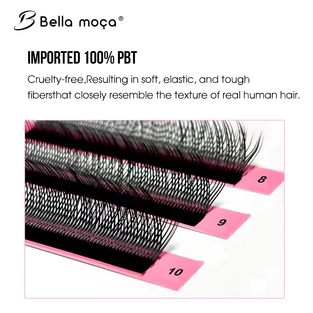 Bella moça YY Estensione ciglia Fox 0.07D Ciglia finte prefabbricate a forma di Y Ciglia YY Fox sinistra e destra Allungate i tuoi occhi ﻿