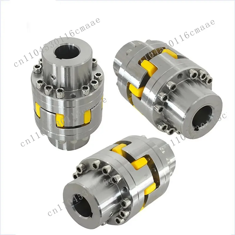 Steel Flexible Jaw Coupling Spider Type Power Transmission OEM Customizable for Construction Printing Industry