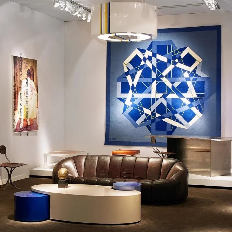 

X Nordic Modern Creative Designer Metal Solid Wood Coffee Table Living Room Hotel Personalized Coffee Table