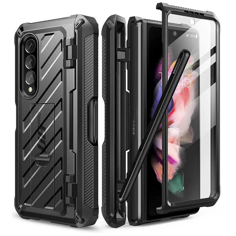 For Samsung Galaxy Z Fold 3 Case 5G (2021) SUPCASE UB Pro Full-Body Dual Layer Rugged Case with Built-in Screen Protector