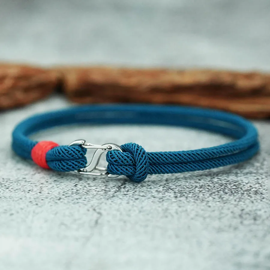 Simple Mens Bracelets Hand-Woven Detachable 7 Colors Rope Braclets Double Survival Braslet Pulseras Para Hombre Gift for Him
