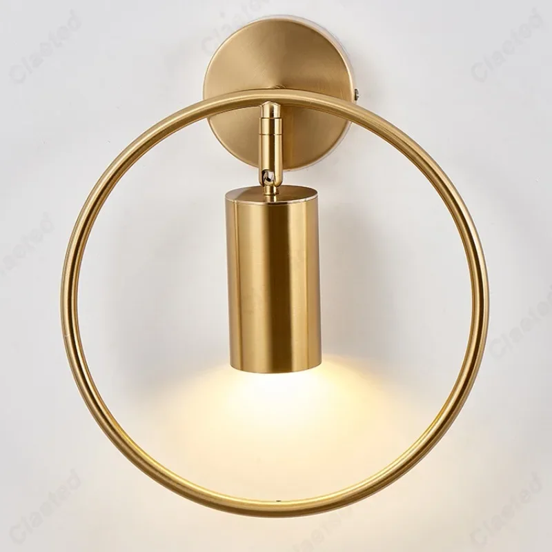 Criativo LED Rotating Wall Light, luminária ajustável, Quarto, Cabeceira, Luz de leitura, Sala de estar, Escada, Corredor, E27