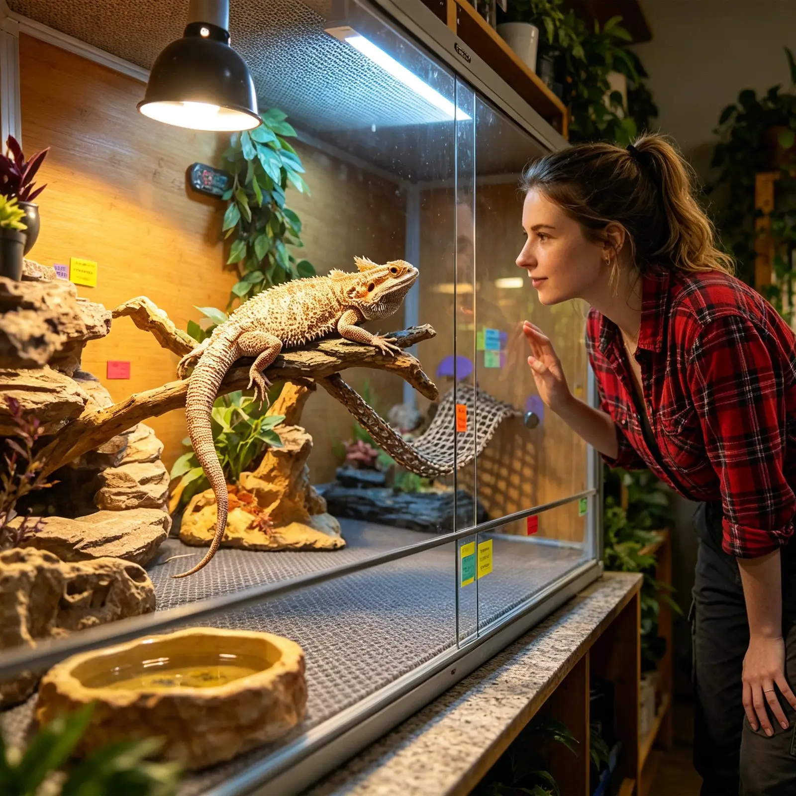 Reptile Mat 45x100cm Waterproof Cuttable Pet Enclosure Liner Reptile Tank Liner Enclosure Mat For Leopard Gecko Lizard Snake