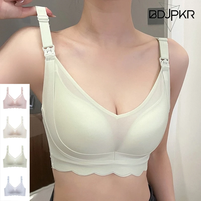 

Антигравитационный лифтинг-бюстгальтер для кормления, боковое кормление, бюстгальтер для кормления с предварительной доставкой во время беременности и послеродового периода AMF2409