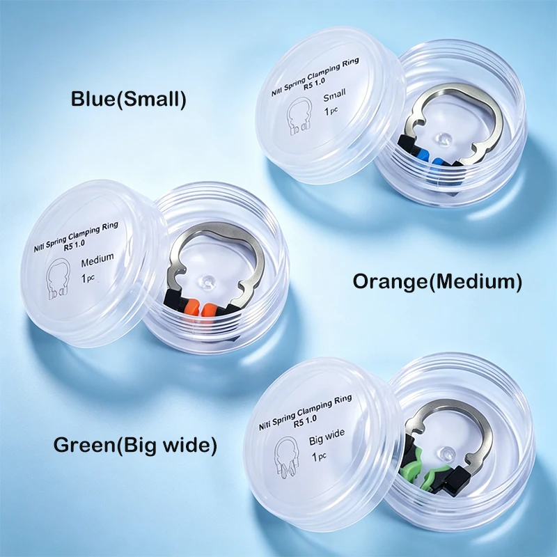 1 Stück Dental Niti Matrixbänder Ring Garrison-Stil Matrix-Klemme Sektionale Konturierte Matrizen Dentalkeile