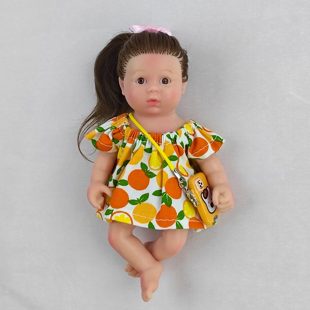1 pz 16 cm palmo bambola di simulazione completamente solido silicone estensibile bambole rinate vestire giochi giocattoli di decompressione regali per bambini