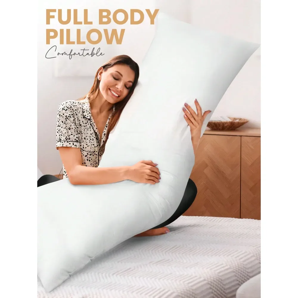 

Body Pillow Throw Pillows 20 X 54 Inches For Sleeping Fiber Filled Sleeping Pillow Insert For Side Resting Room Decor Home Decor