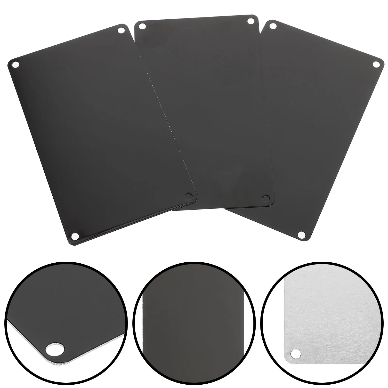 10 Pcs Engraved Sign Labels Plate Plank Door Multi-function DIY Accessory Blank