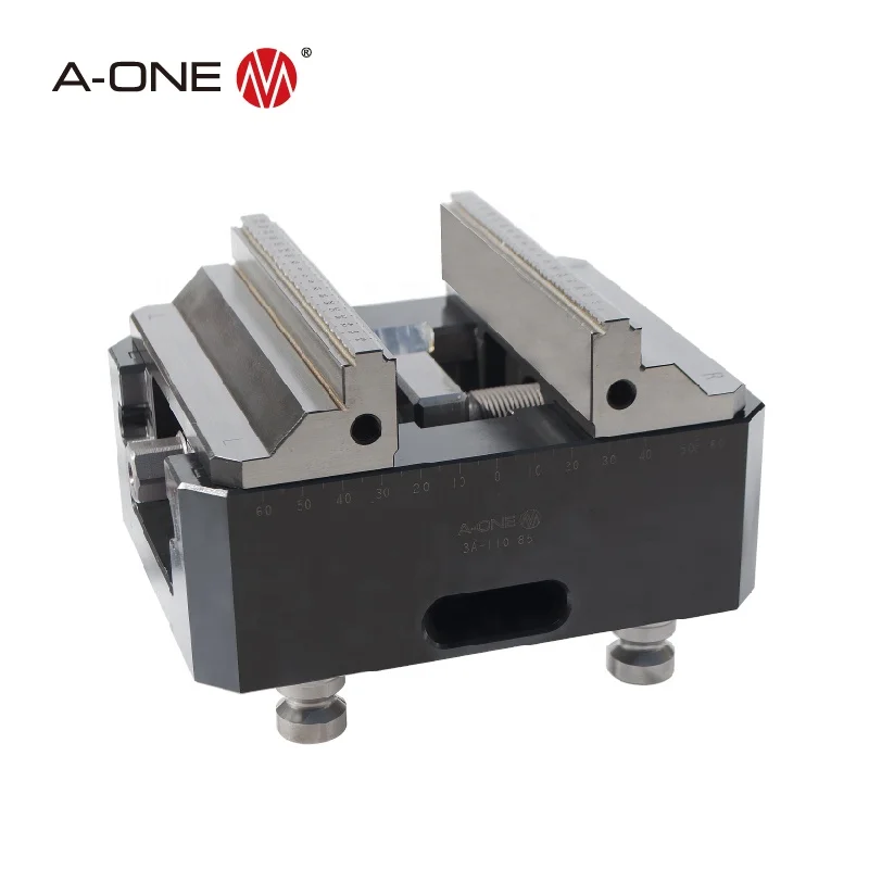 

5 Axis Manual Self Centering Vise Work Holding System For CNC Milling High Precision 0.02mm Heavy-Duty Clamping 20000N