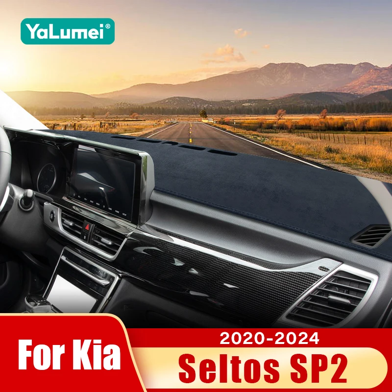 Für Kia Seltos 2020 2021 2022 2023 2024 SP2 KX3 Auto Dashboard Matte Sonnenschutz Nicht-slip Pad Abdeckung zubehör
