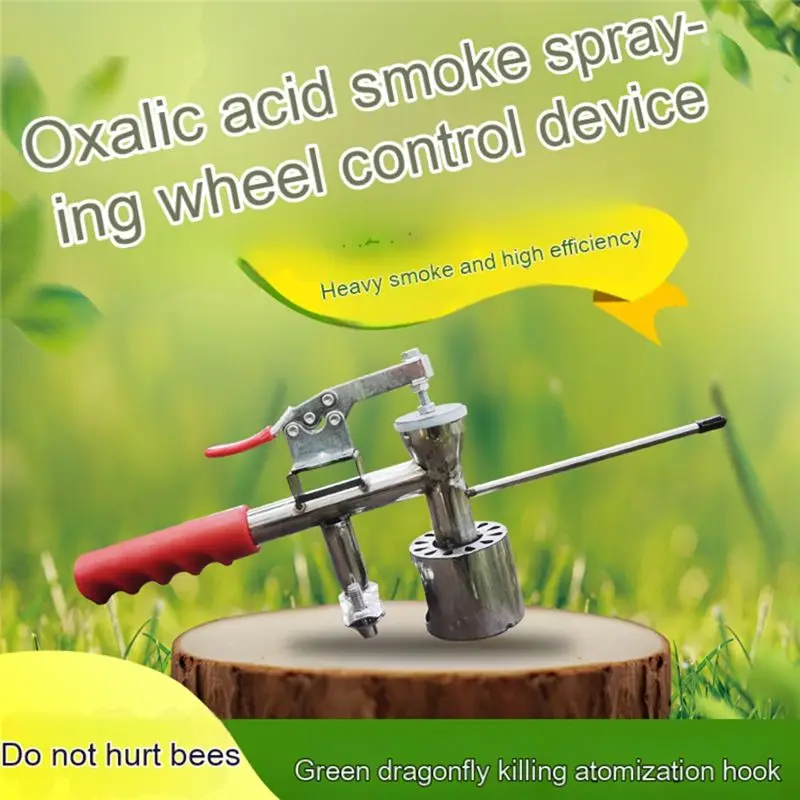 (LBER) Bee Mite Treatment Fog Machine Oxalic Acid Atomization Mite Treatment Device Heated Smoker Beekeeping Tools