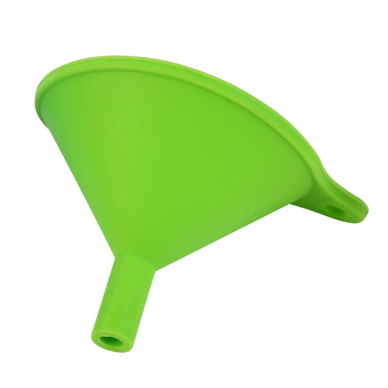 Kitchen Accessory Portable Silicone Foldable Folding Heat Resnt Collapsible Funnel