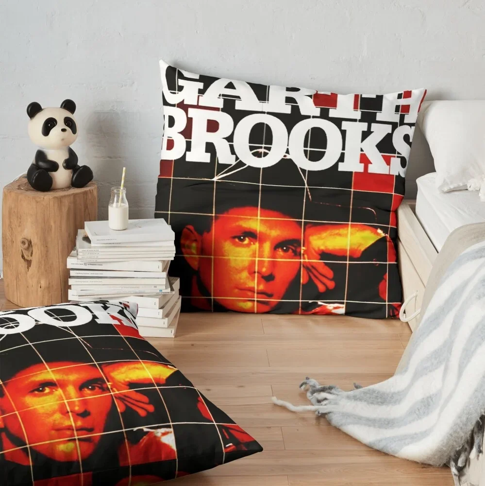 The Best Music Popular Garth Brooks 02 Printed Pillowcase Sofa Car Soft Cushion Cover Case Home Decor Accessories