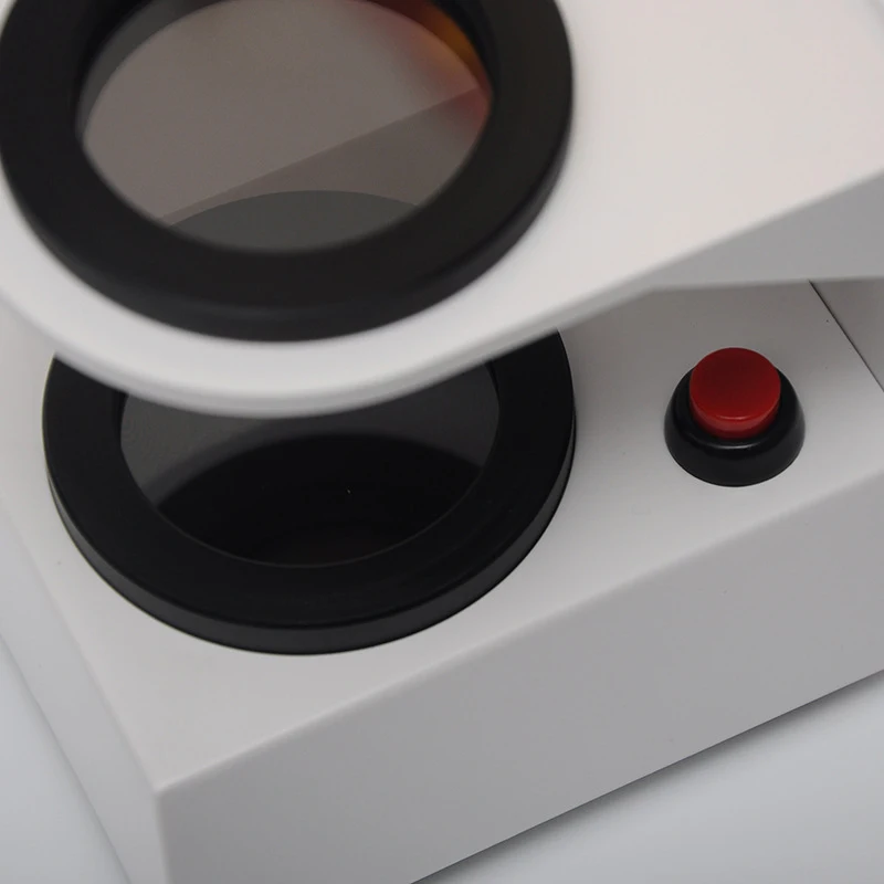 AA91 Lens Stress Detector Tester Optical Polariscope Lens Stress Tester Detector Measure EU Plug