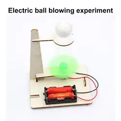 DIY Toy Science Kids DIY Electric Toy Educational Wood Toys Scientific Experiment Kit  Floating Expriment Explore Ability Ball f