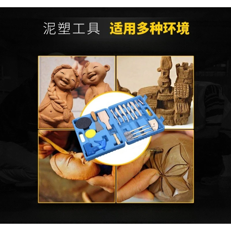 Clay Sculpting Tools, Pottery & Clay Working Kit Fit For DIY Handmade Clay Craft