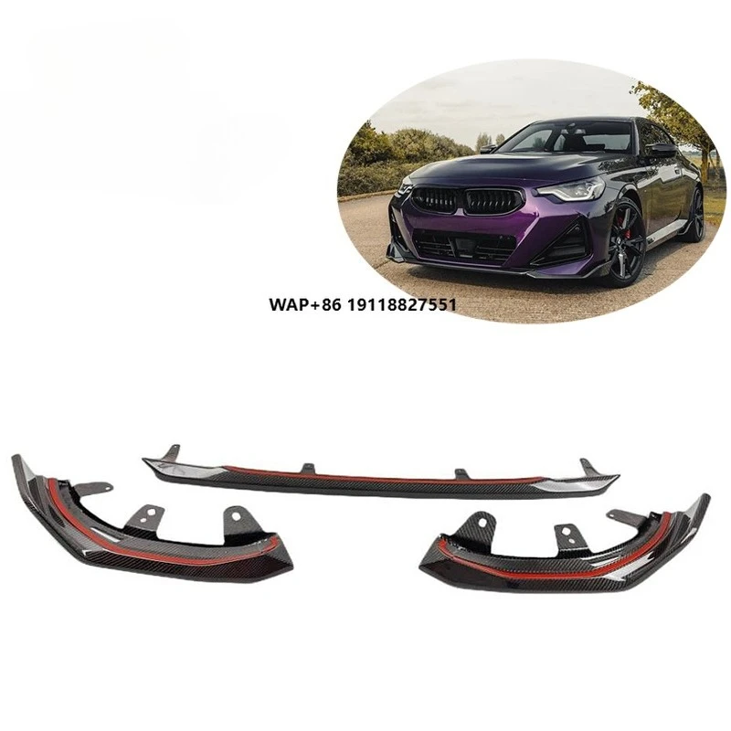 

Накладка на передний бампер MP Style из карбона для BMW G42 M235i M240i 2022 года