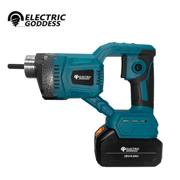 Vibromasseur à béton bleu sans fil, moteur sans balais, outi...