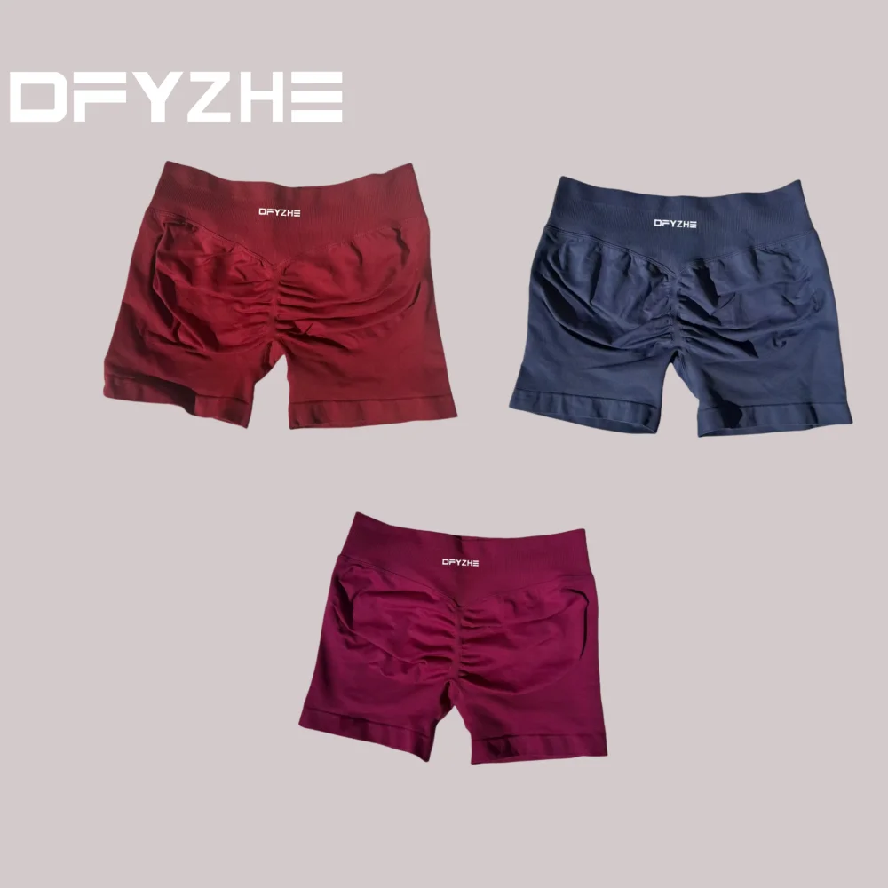 

New DFYZHE Impact Sports Shorts, Hip Lifting Fitness Yoga Shorts, and Seamless Training Tight Quadrangle Shorts