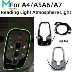 For Audi A4A5A6A7C8Q7Q817-24AutoCar Roof RGB Decorative Lamp Upgrade Refit Ambient Light LED 32 Colour Accessories Reading Light