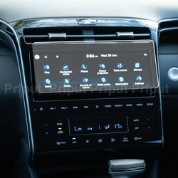 Tempered glass Screen Protector for Hyundai Tucson Elite 2021 Car Radio Navigation Display Screen