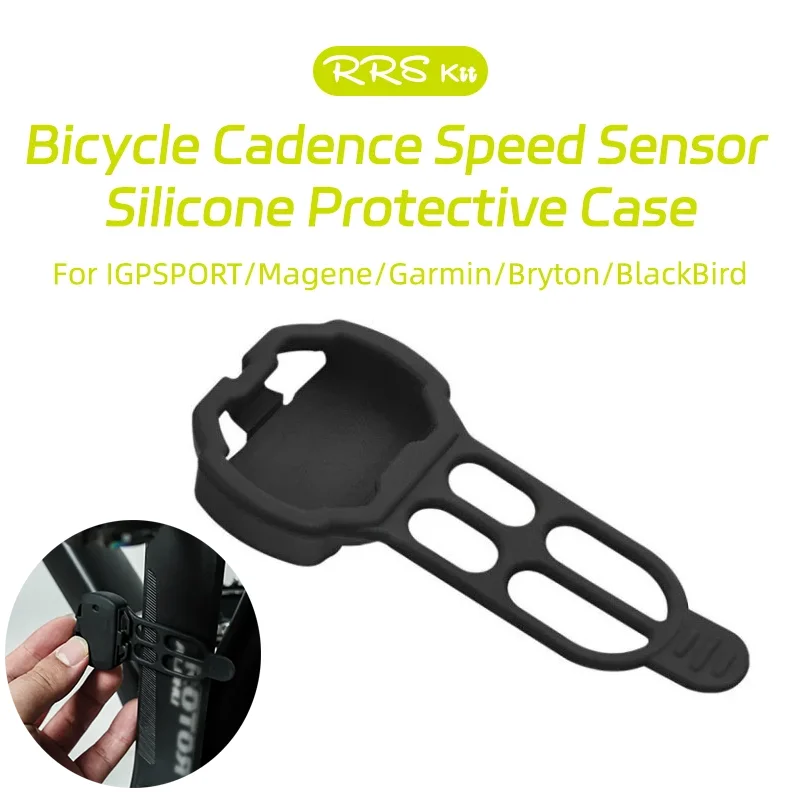 Anti-dust Bicycle Cadence/Speed Sensor Silicone Cover Soft Protective Case For Garmin Igpsport Magene Bike Computer Sensor