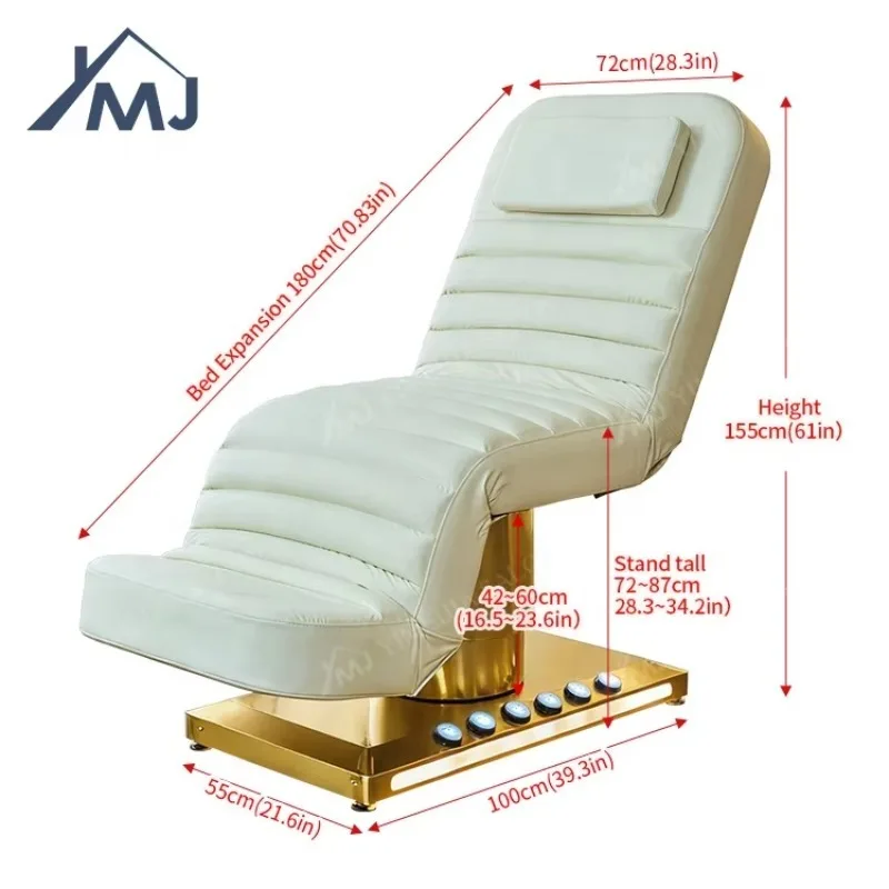 Beauty Salon Set Facial Spa Treatment Bed Luxury Electric Lash Beds