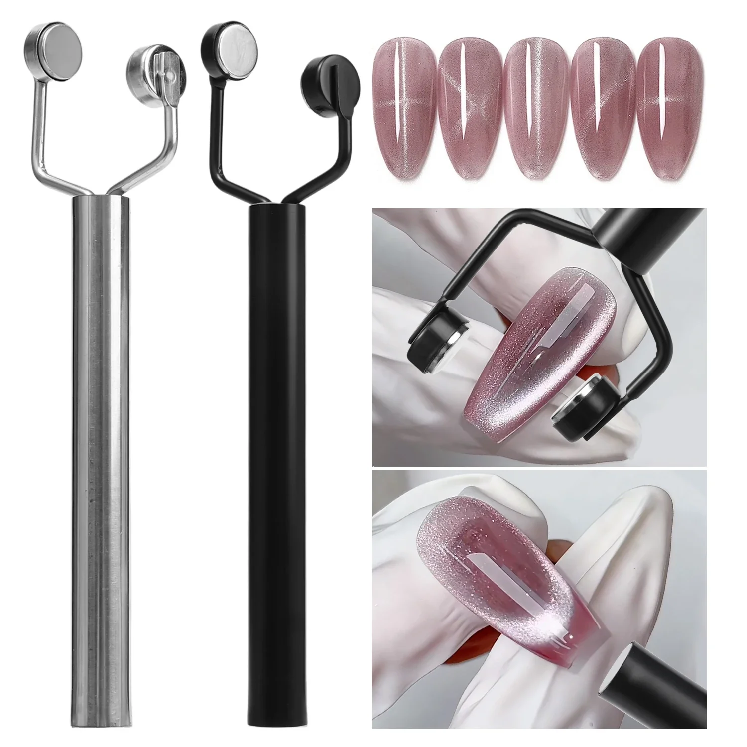 3 In1 Strong Magnet Cat Magnet For Nail Gel Polish Y-Shaped Nail Art Tools DIY Effect Manicure Magnet Stick Manicure Design