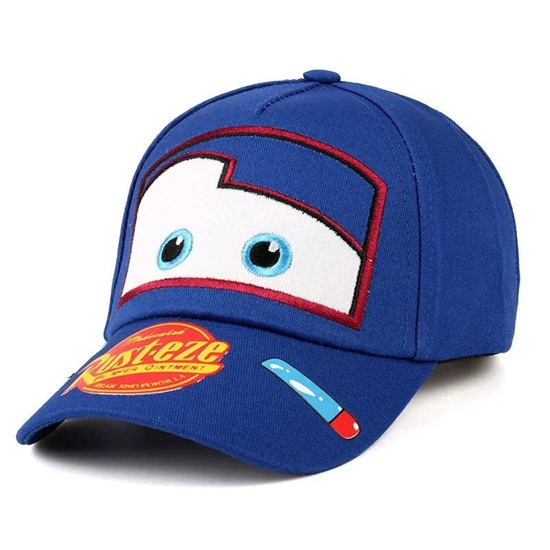 Disney Anime Cars Baby Hat Fashion Cartoon Kids Baseball Caps Sun Caps For Boys Girls Spring Summer Cute Outdoor Hat Hip Hop Hat