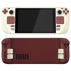 eXtremeRate Replacement Housing Shell Set for Steam Deck LCD, Faceplate Back Plate Shell with Buttons - Classic Series