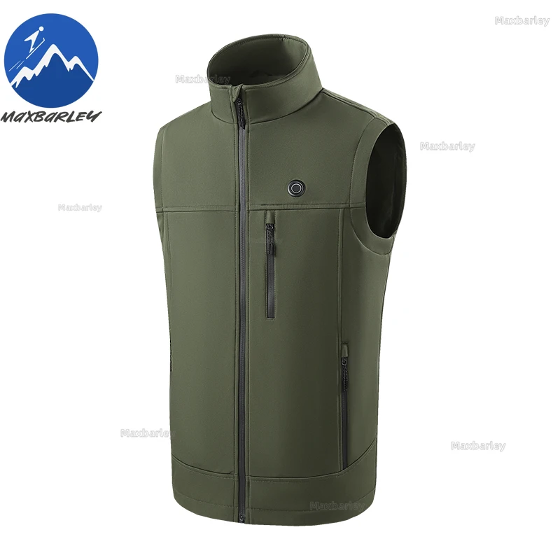 Winter Warm Heated Vest Men Women Motorcycle Self Heating Outwear USB Electric Smart Heating Ski Fishing Sleeveless Work Jacket
