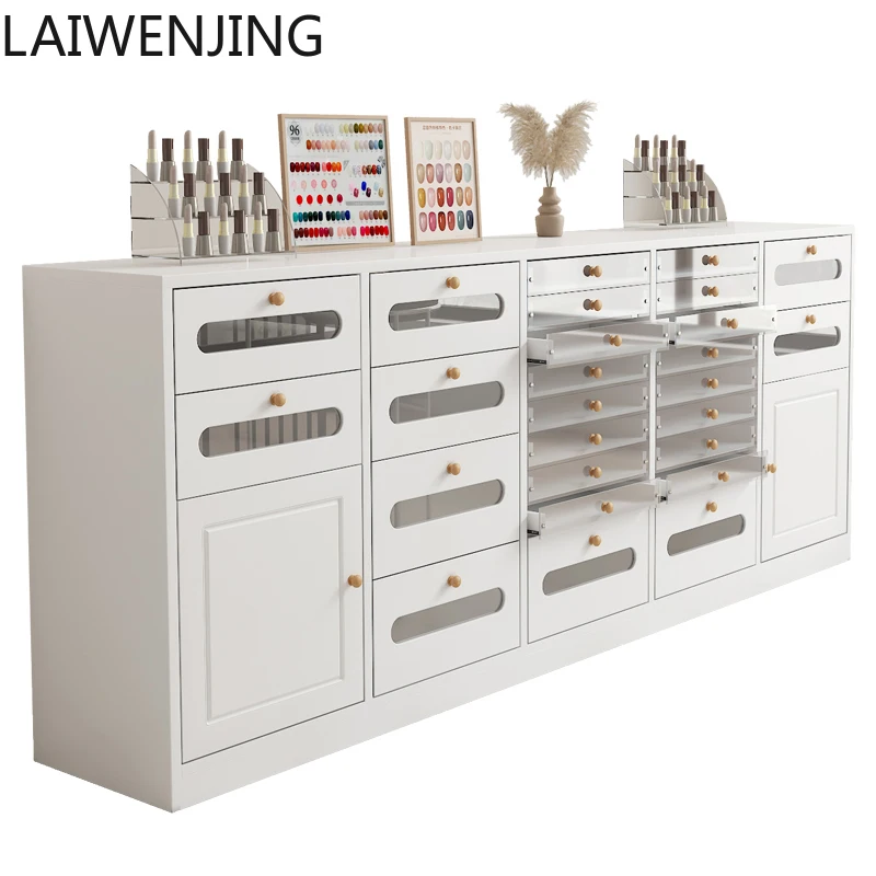 

SGF manicure cabinet display storage floor drawer chest