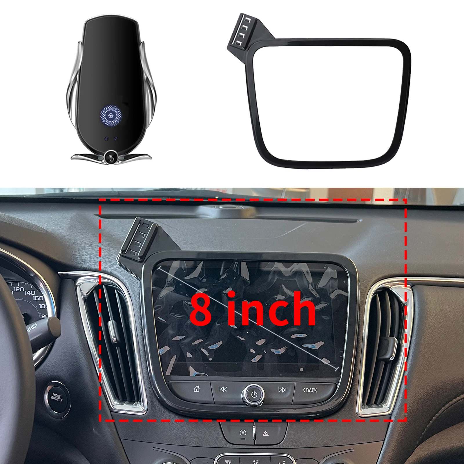 

fit for Chevrolet Equinox 2018 2019 2020 2021 2022 2023 Navigation Bracke Screen Base Phone Holder Mount Car ​​accessoires