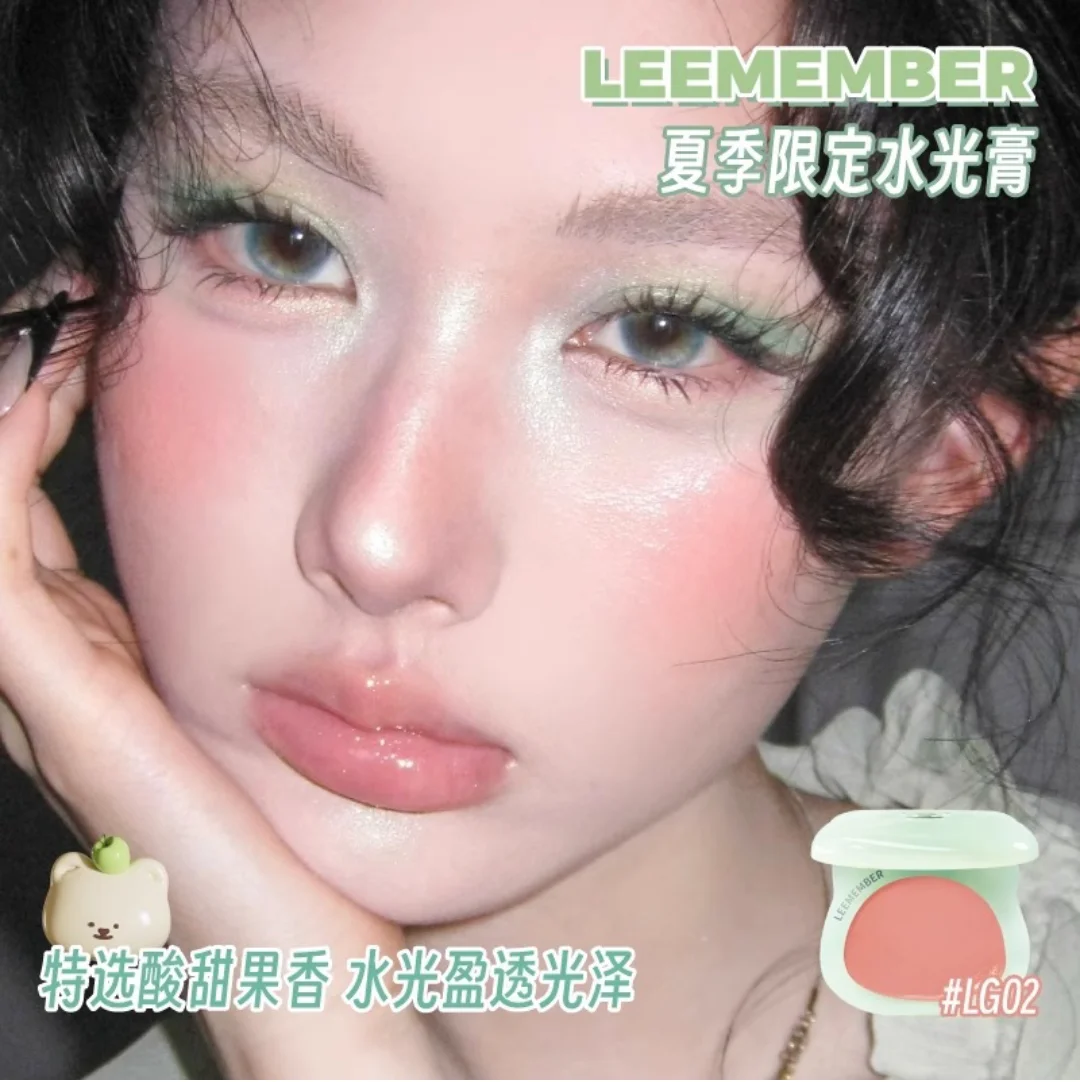 LEEMEMBER Blush Cream Multi Use Glow Cream Stick Transparante Blush Highlighter Originele make-upcosmetica