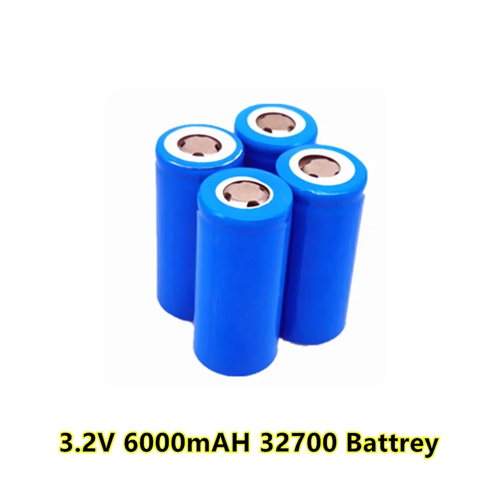 3.2V 6000mAh LiFePO4 32700 Battery 55A High Power Continuous Discharge