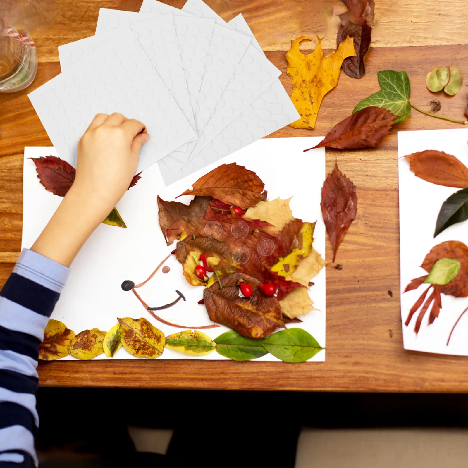 600 peças adesivos dupla face pontos transparentes fixadores pegajosos removíveis para artesanato fita de montagem autoadesiva para pendurar na parede