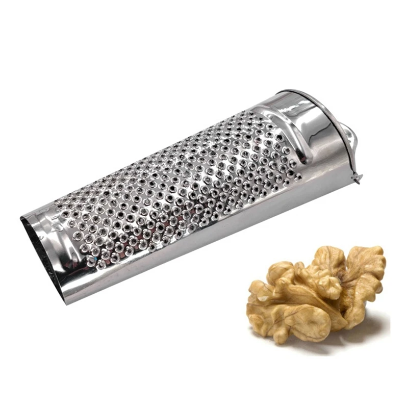 Nutmeg Grater Stainless Steel Handheld Nutmeg Citrus Ginger Grater Ginger Garlic Nut Crusher Wasabi Cheese Grater Kitchen Tools