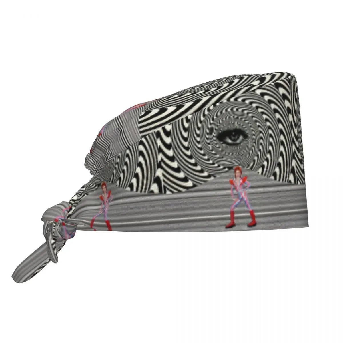 Custom English D-David Hot Singer B-Bowie Scrubs Cap Surgical Hats Women Men Operating Room Cap Operator Hats Lab Works Hat
