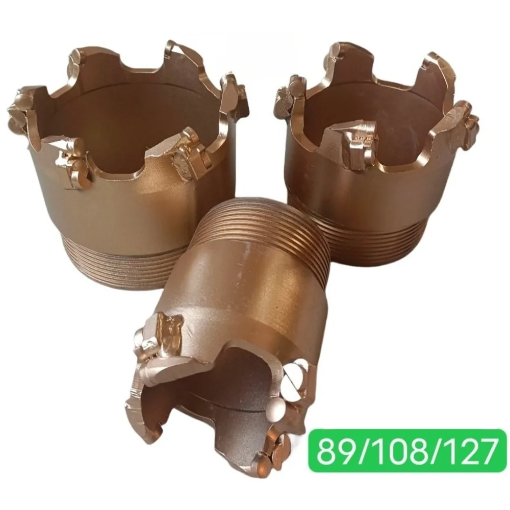Geological Exploration PDC Pineapple Drill Bit Ball Button Bit 89 108 127 Size For Mudstone Drilling Operation