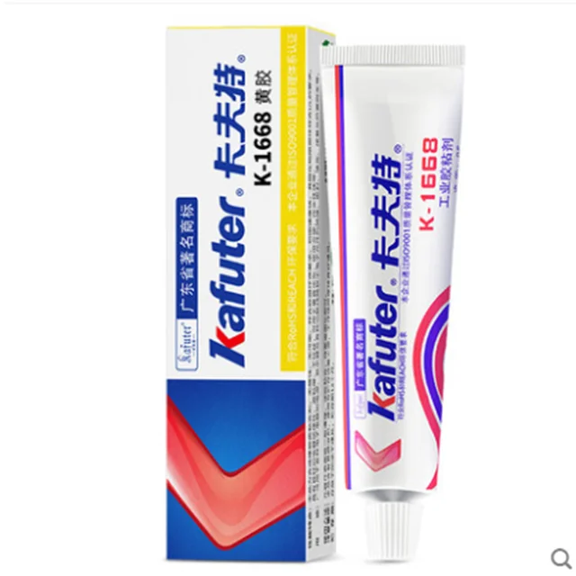 Manufacturer Kafuter K-1668 Solvent Glue Fix Electronic Components Rubber Solution Adhesive