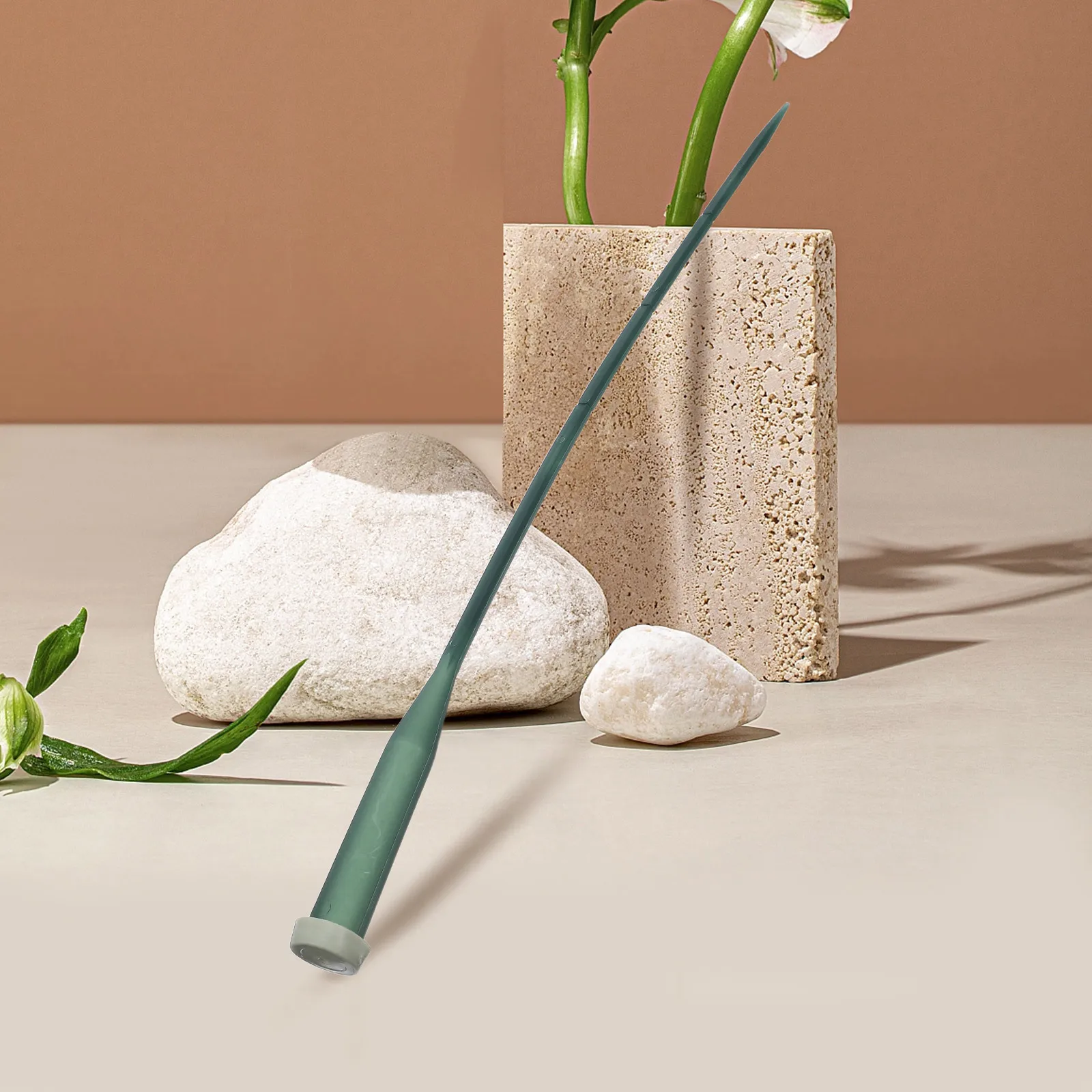 

25Pcs Fresh Flower Water Pipe Plastic Green Floral Tubes Reusable Stem Holders for Bouquet Arrangement Hydration Wedding Event