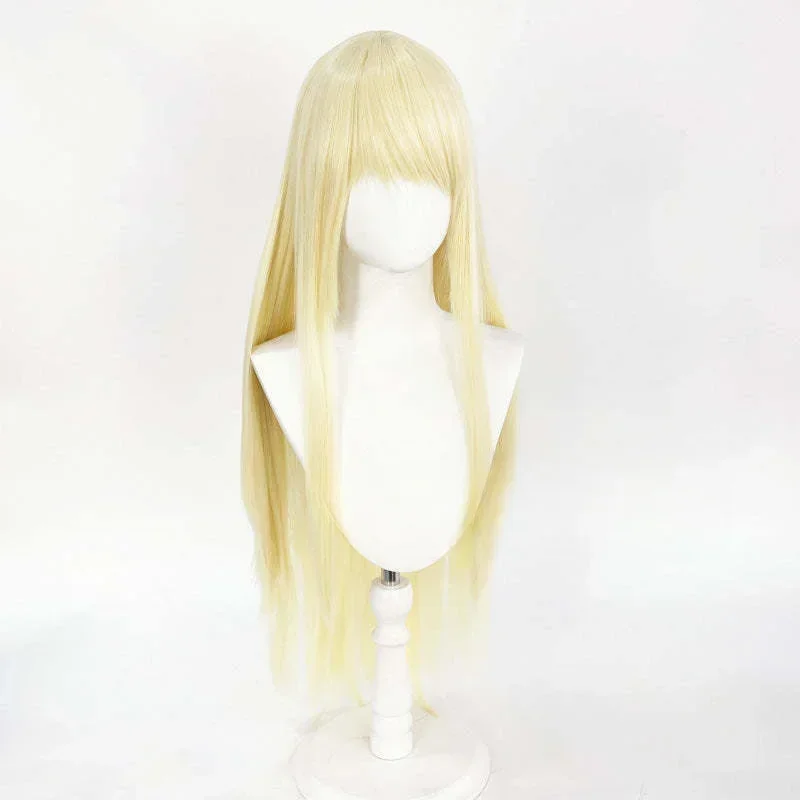 Anime Tekken 8 Lili parrucca Cosplay capelli dorati parrucche per capelli resistenti al calore Tekken 8 parrucche Lili