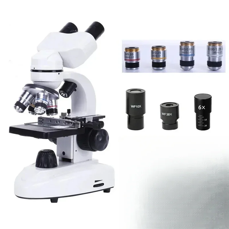 Zoom 30000X Biological Digital Laboratory Compound Microscope With Wide-Field 10X And 50X Eyepieces For Lab