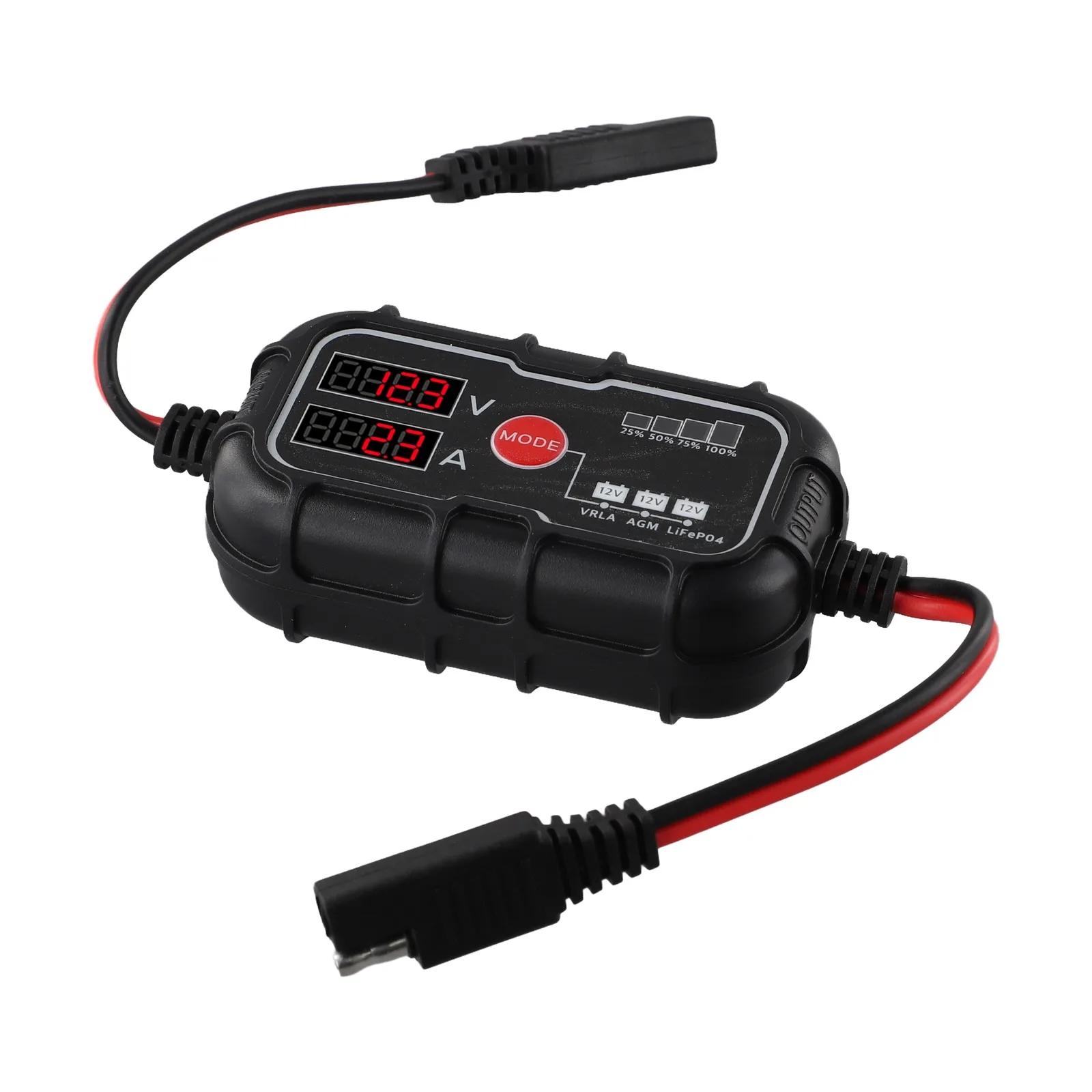 Intelligent Charging MPPT Solar Panel Regulator for 12V Lithium Batteries with SAE Connector and Extension Cables view 6