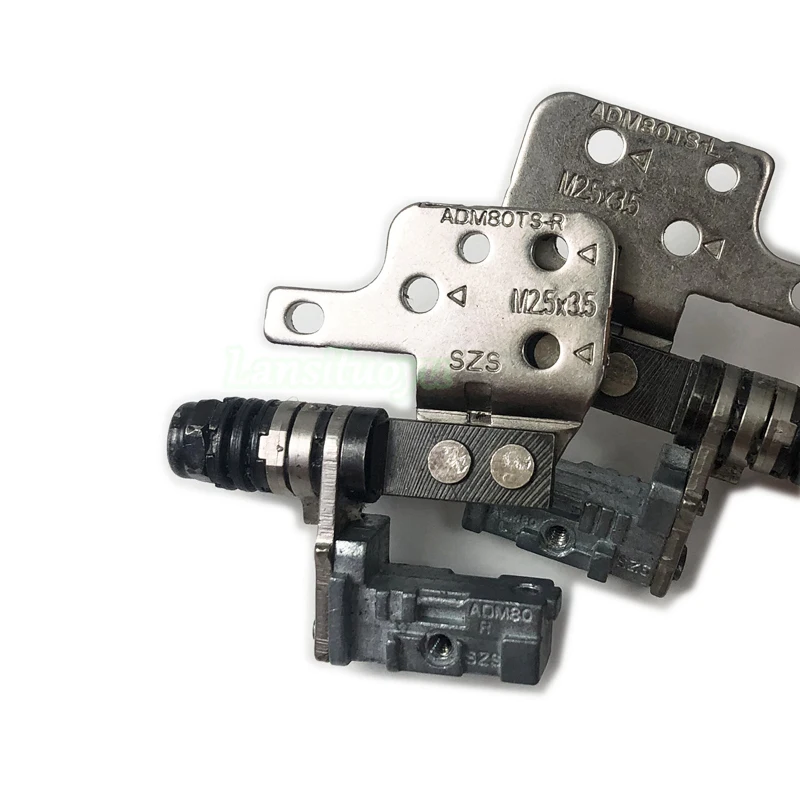 مفصلات شاشة الكمبيوتر المحمول الجديدة لشاشة Dell Latitude E5570 5570 M3510 LCD مفصلات L + R التي تعمل باللمس